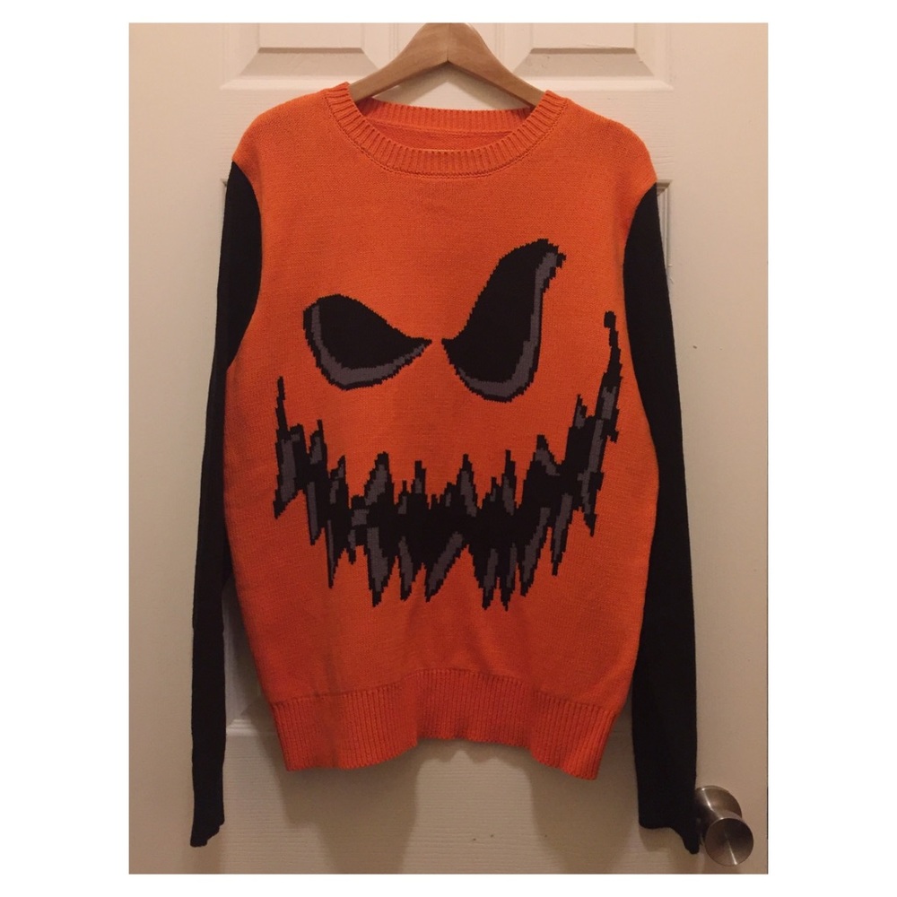 HALLOWEEN 🎃 JACK-O-LANTERN 🎃 SWEATER